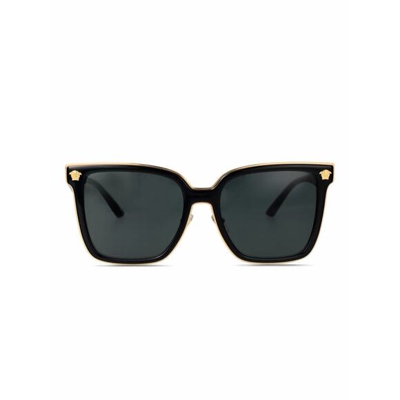 New Versace Sunglasses VE2278D GB1/87 Black Square Medusa Logo Authentic main image 7